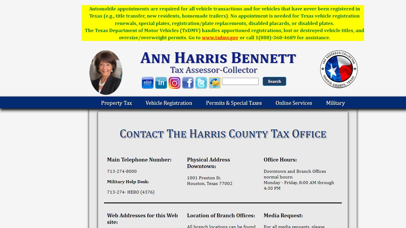 Harris County Tax Office